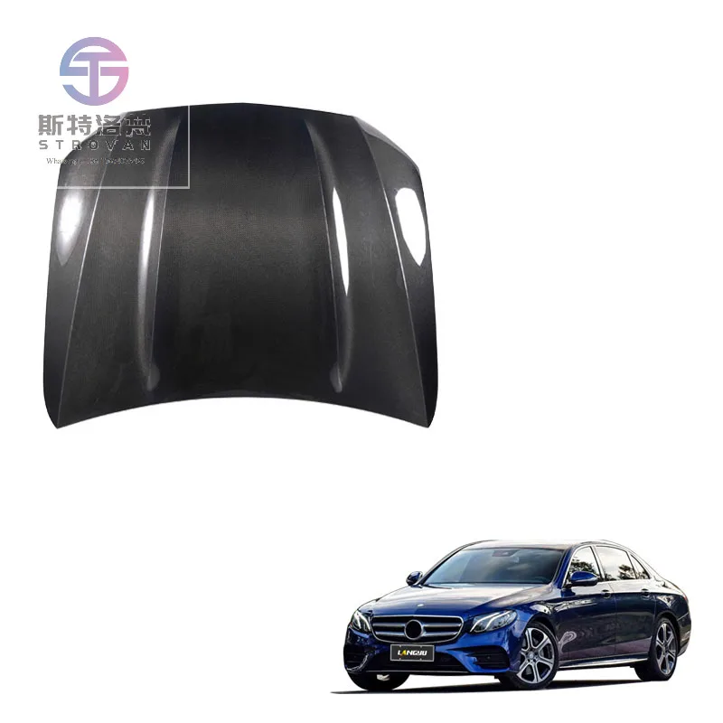 

Автоматические тюнинговые детали Benz E Class W213, обновленный передний капот из углеродного волокна в стиле AMG для капотов двигателя Benz W213