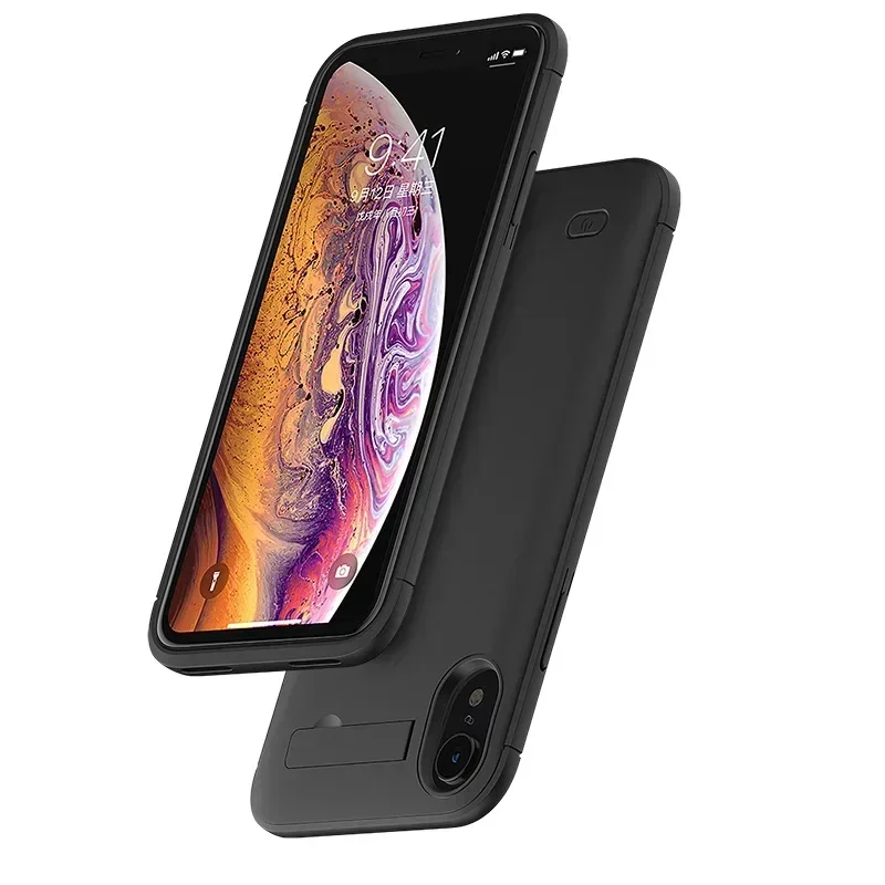 Capa ultrafina para carregador de bateria, para iphone 6 6s 7 8 plus, capa de bateria para iphone x xs max xr se 2020, capa de carregamento para banco de potência