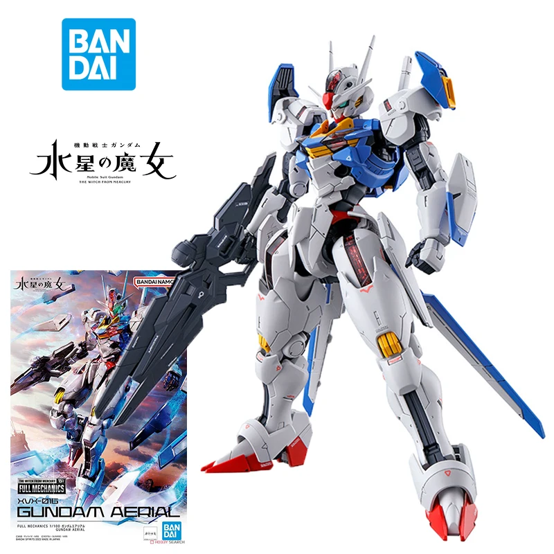 Bandai FM 1/100 Gundam AERIAL Action Figure HG 1/144 Lfrith The Witch From Mercury Anime Figure Toys for Boys Gift for Children