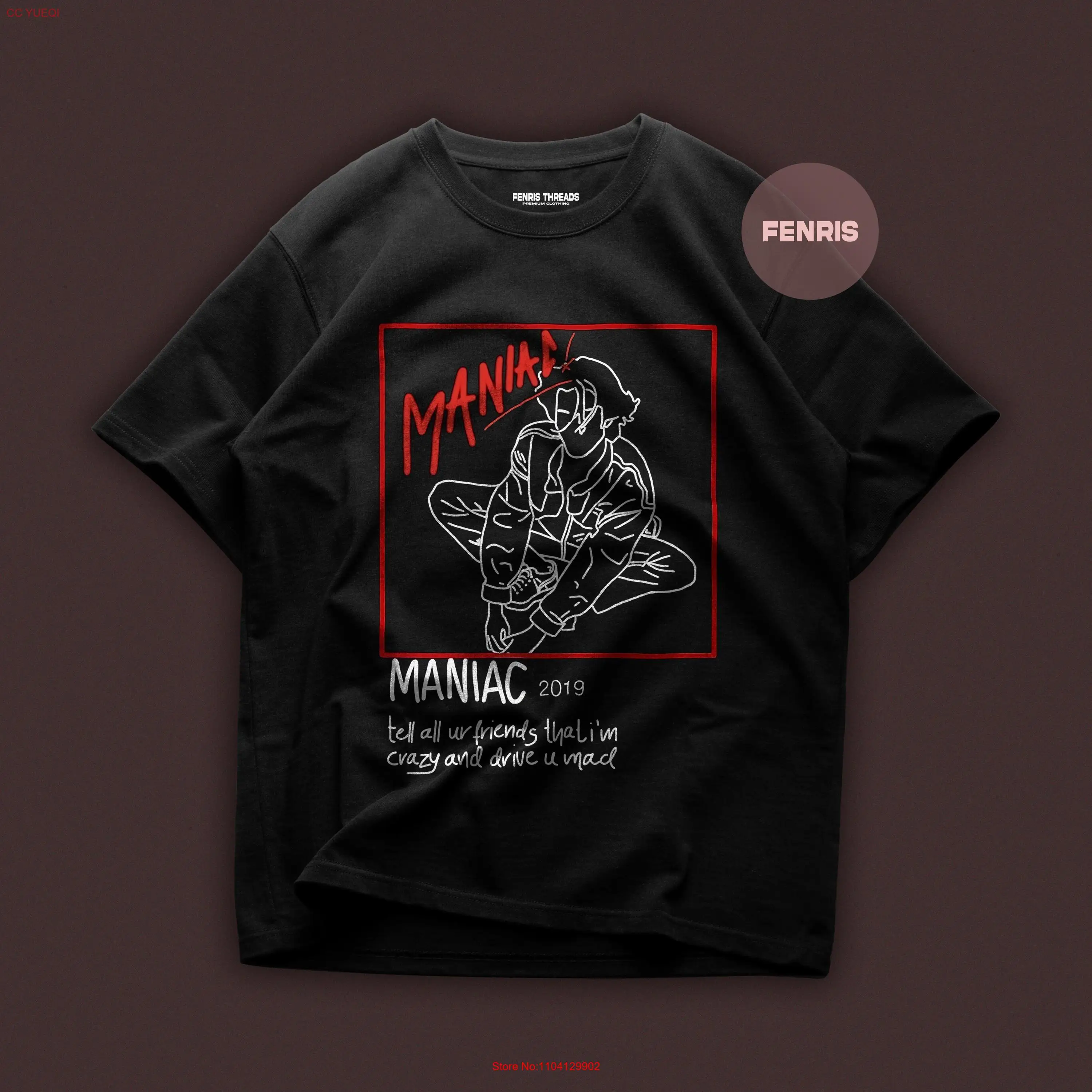 

Premium Conan Gray T Shirt Kid Krow Album Maniac Single New Heavy Cotton long or short sleeves