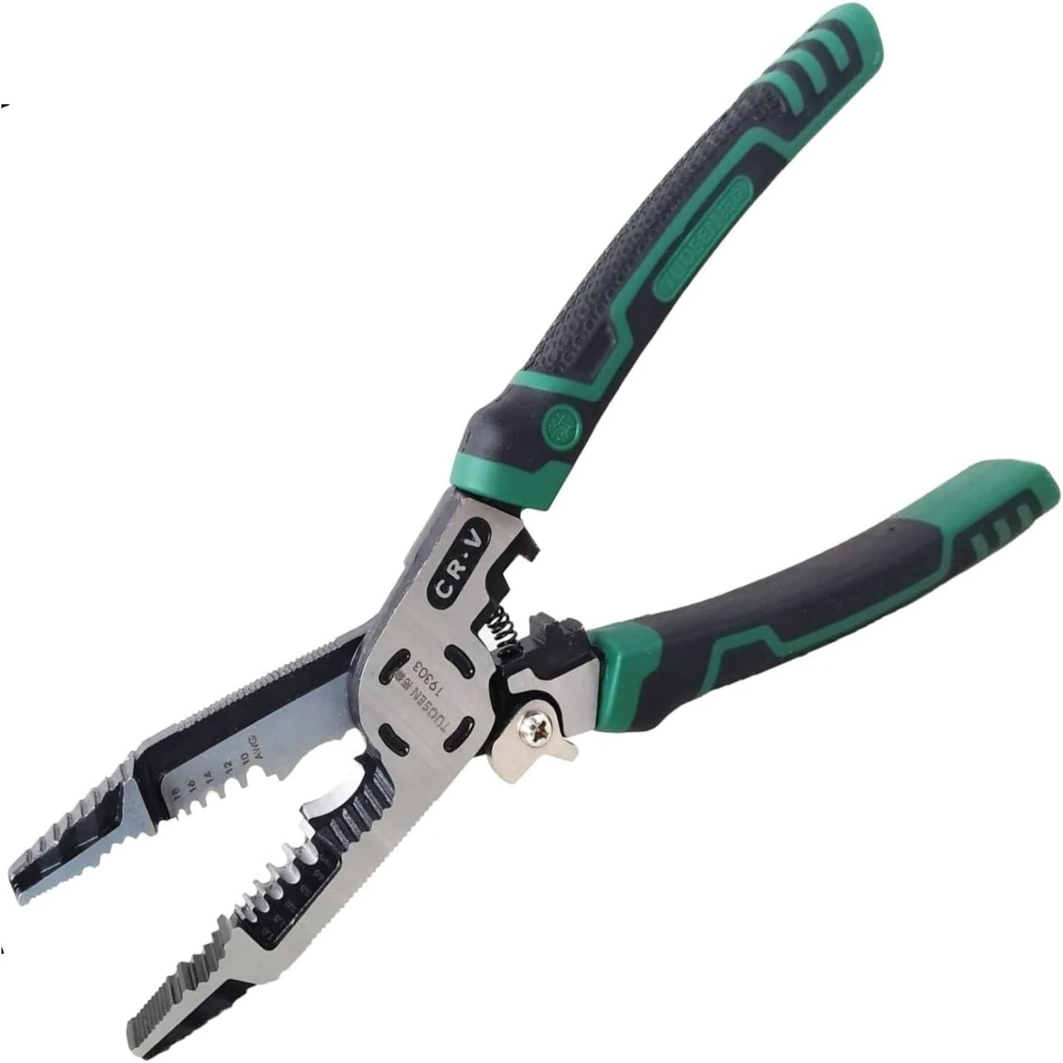 

High-Efficiency, Durable, Versatile, Effortless BSTEPRON 9" Wire Stripper Cutter Tool - Superior Multi-functional Performance fo