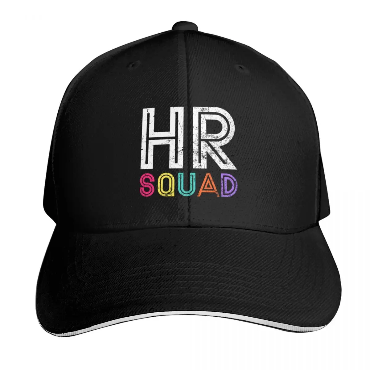 Funny HR Squad Human Resources Team Vintage style Baseball Cap Gift for Him Her Casual Daily Wear Quick Dry Performance