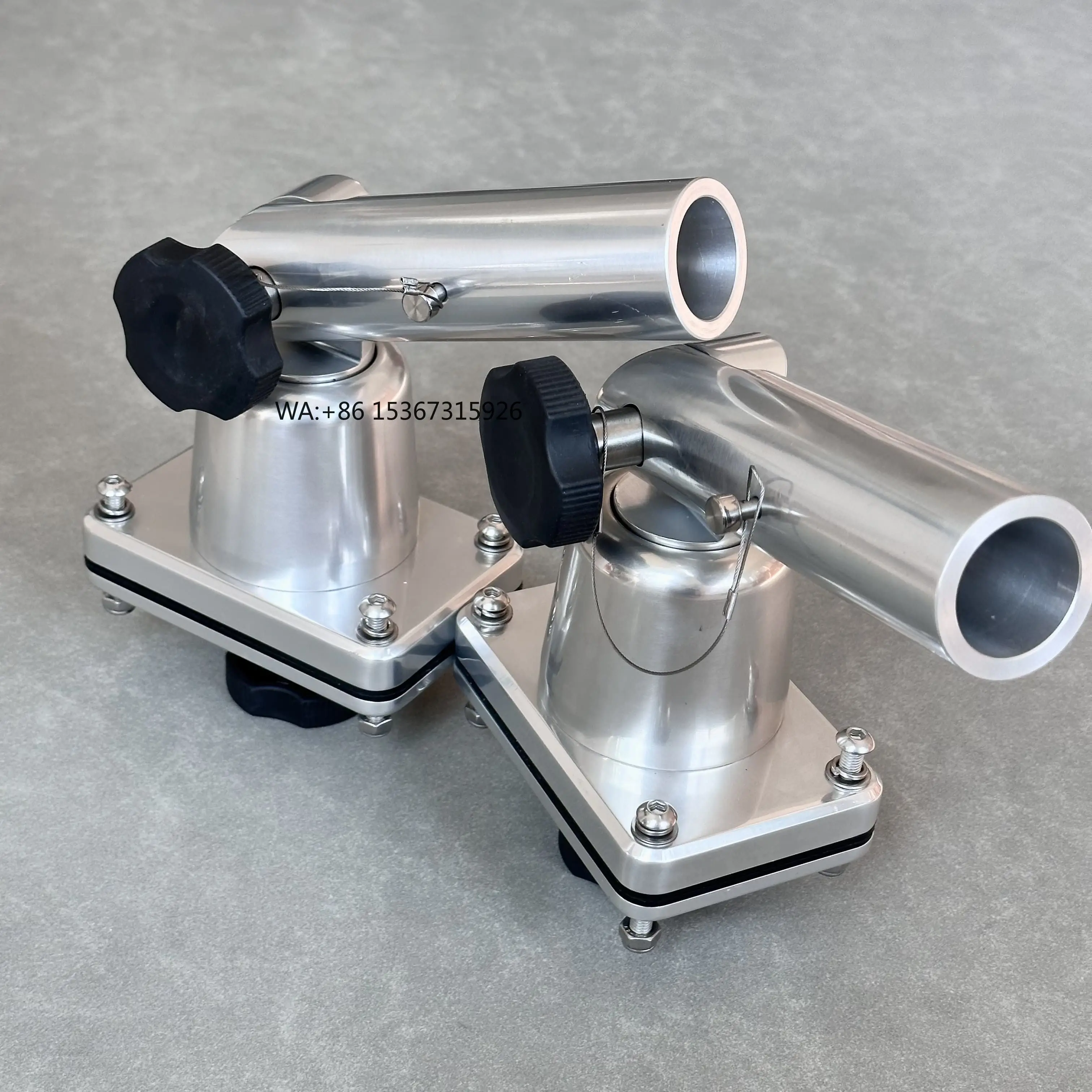 Customized Quality Adjustable T-top Outrigger Mounting Brackets Marine Fishing Rod Outrigger Top Mount