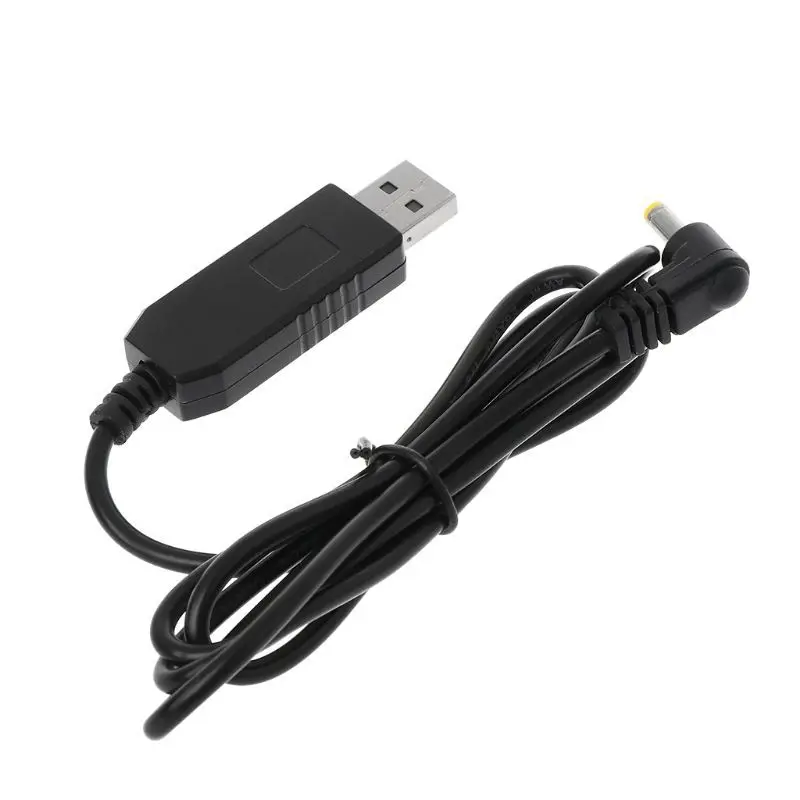 Hitam USB Charger Kabel dengan Lampu Indikator untuk BaoFeng BF-UVB3 UV-X9 UV-10R UV-S9 PLUS UV-860 Batetery Radio Walkie Talkie