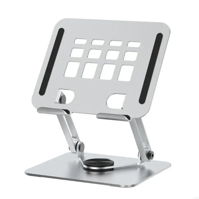 

Aluminum Tablets Support Stand with 360 Degree Full Rotation, Adjustable Elevations and Hollows Cooling Bracket Support Y3ND