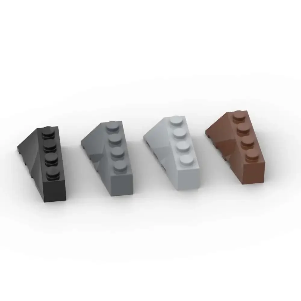 MOC 10PCS 43720 4x2 Wedge Sloped Board Building Blocks Kit Right Connector Bricks Particle Puzzle DIY Toy Children Birthday Gift