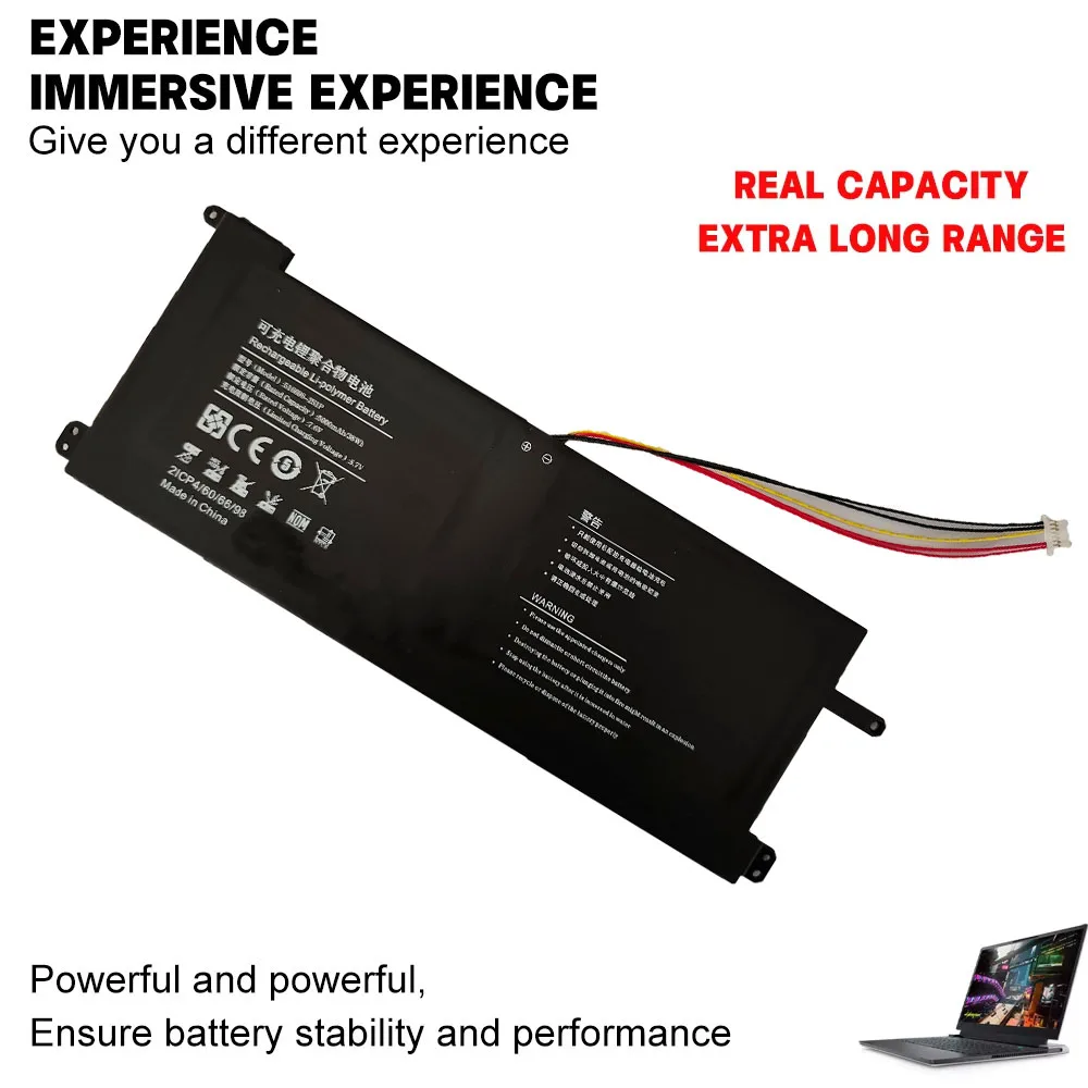 Brand New Genuine 516698-2S1P Laptop Battery 7.6V 38Wh 5000mAh for Jumper Ezbook S5 Max 2AQAA Max1 Max3 Max4 Max JNC14