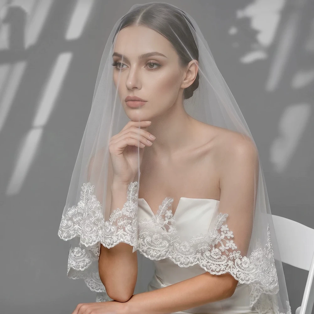 Thumbnail 3 - #31 Latest Bridal Veil Accessory Offers
