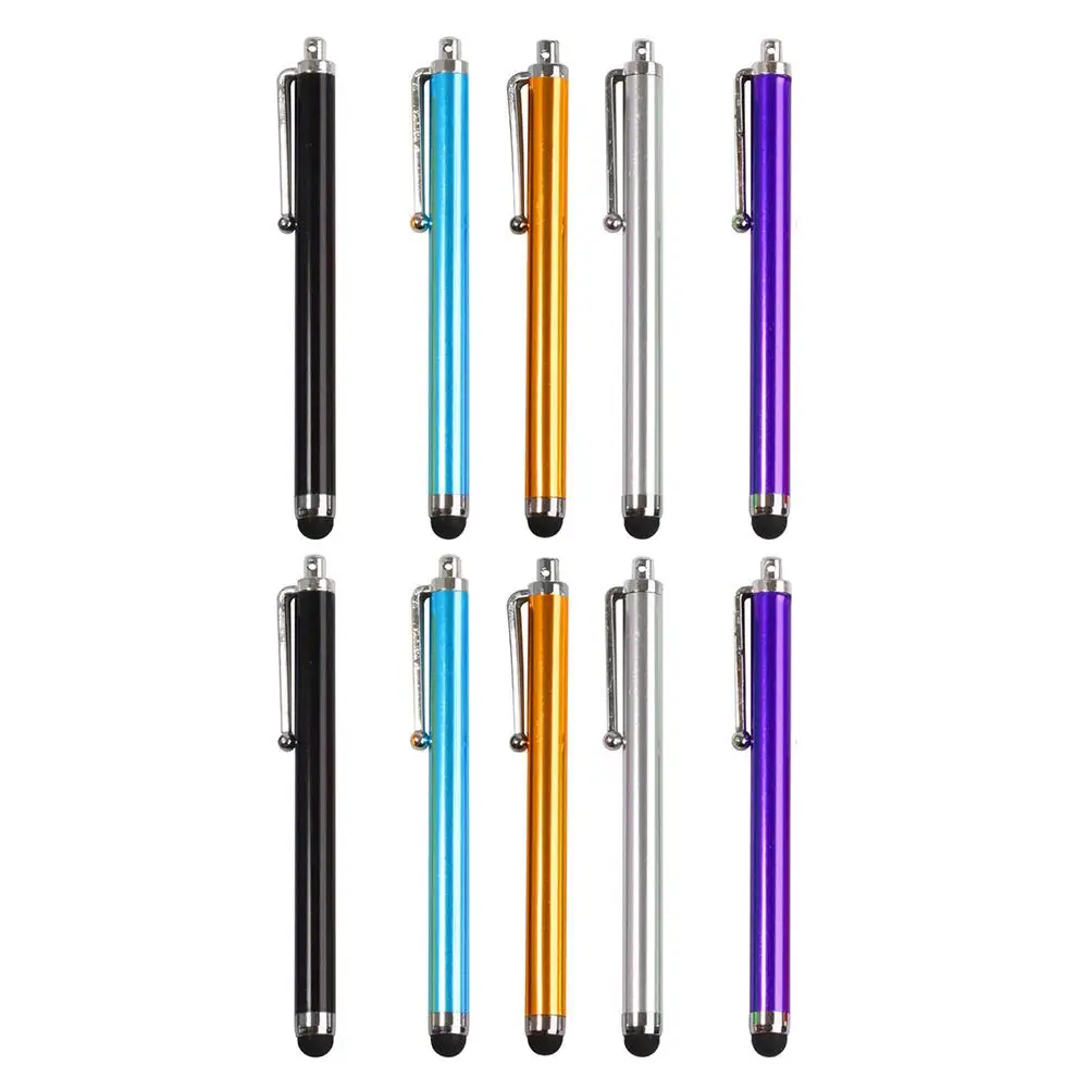

10pcs Capacitive Touch Screen Stylus Pen Metal Fine Tip for Screens Tablets Phones Writing Drawing Gaming Email Marking