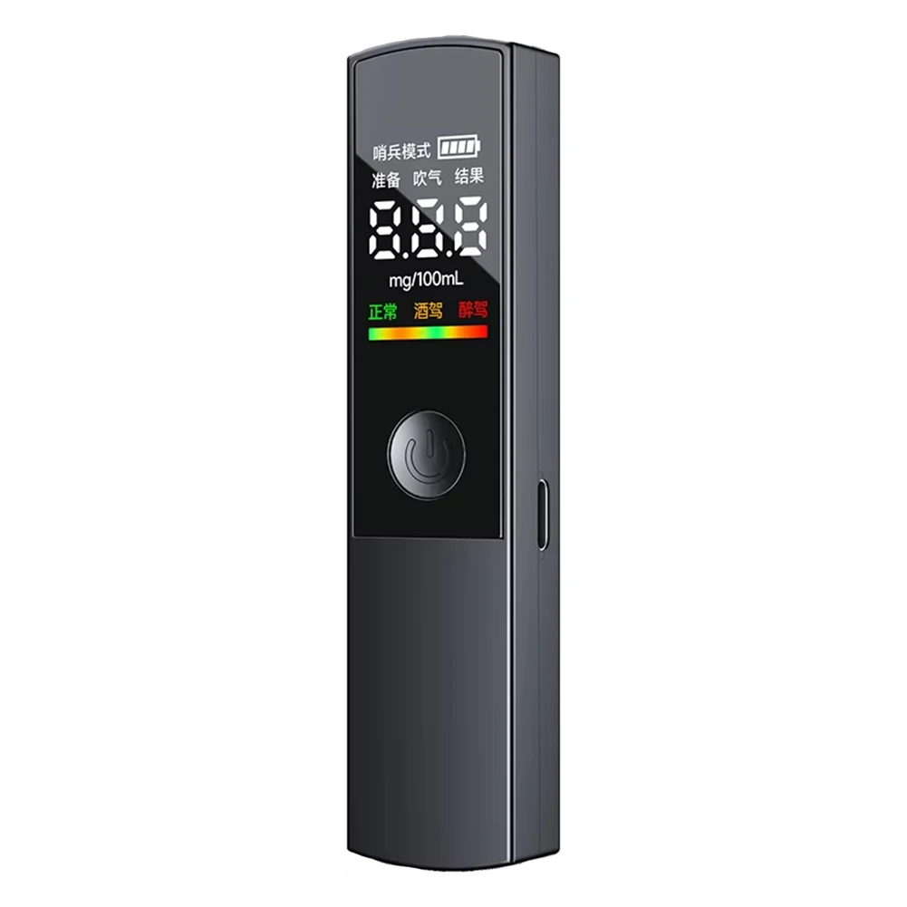 BAC Detector Digital Alcohol Tester Contactless Detection Exhalation Measurement Range 0.00-0.19 BAC Home Alcohol Check
