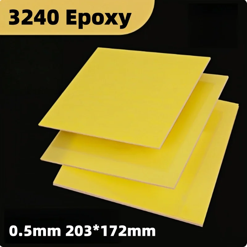 

5/10/20Pcs 3240 Epoxy Insulation Plate, 203×172×0.5mm Yellow Fiber Board for 3.2V 12.8V LiFePO4 90Ah 280Ah 320Ah Battery DIY