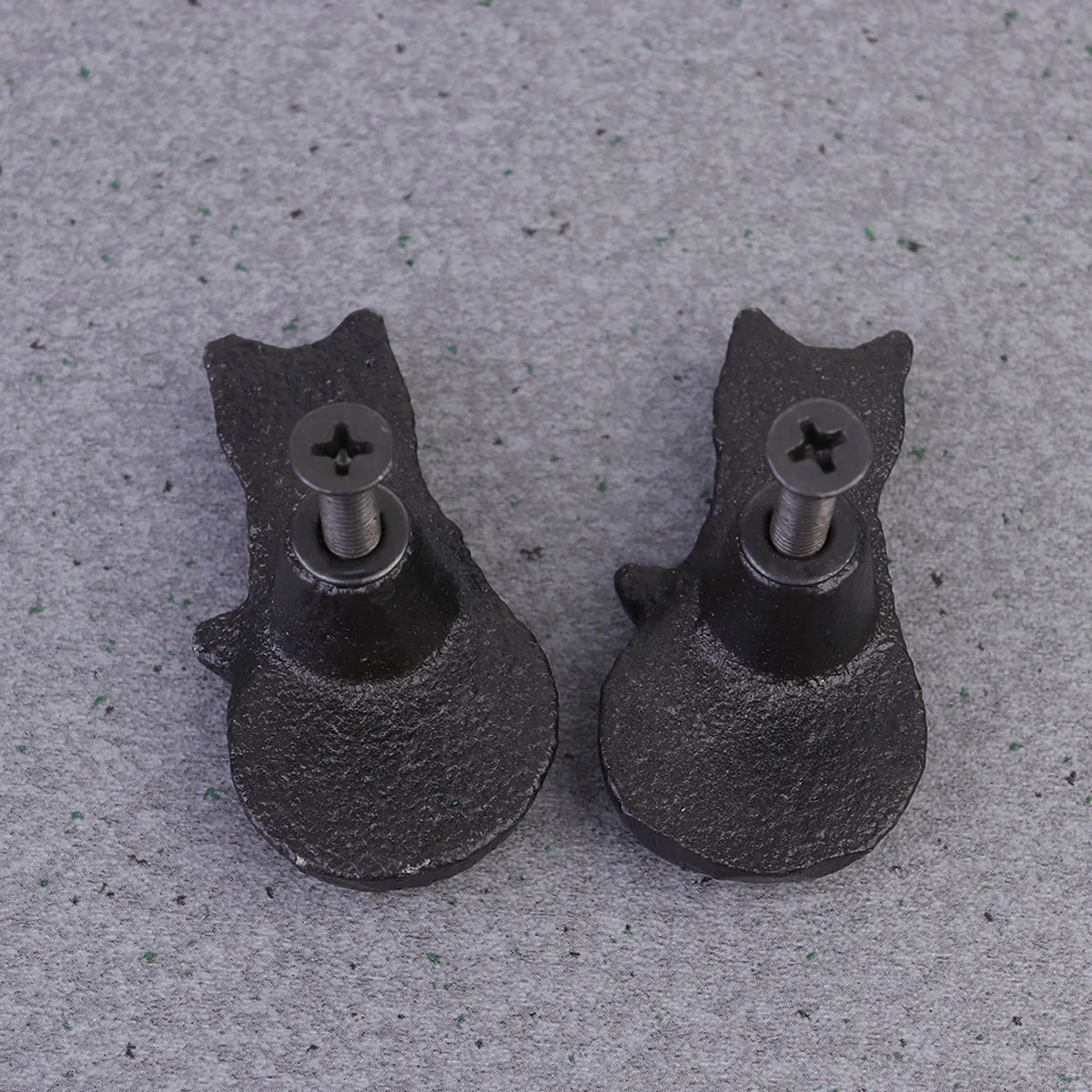 

4Pcs Cast Iron Wardrobe Handles Durable Metal Knobs for Cabinets Drawers Chests Home Kitchen Built-in Coupling Nut