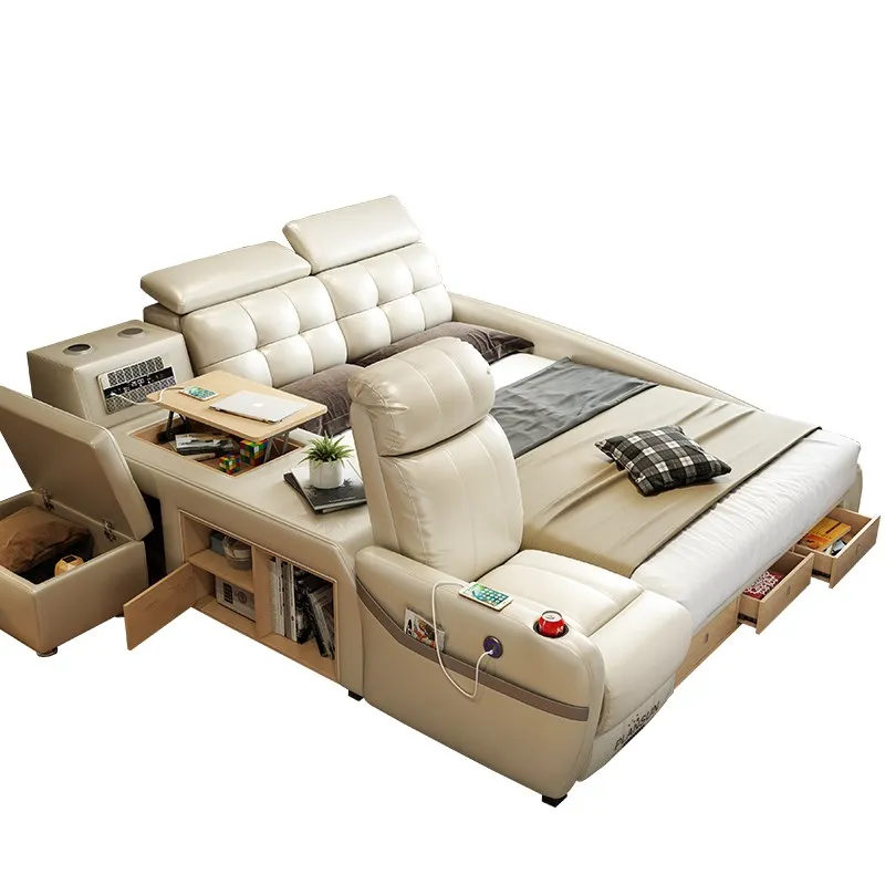 modern massage chair bed room furnitures king size queen size bed modern luxury set furnitures