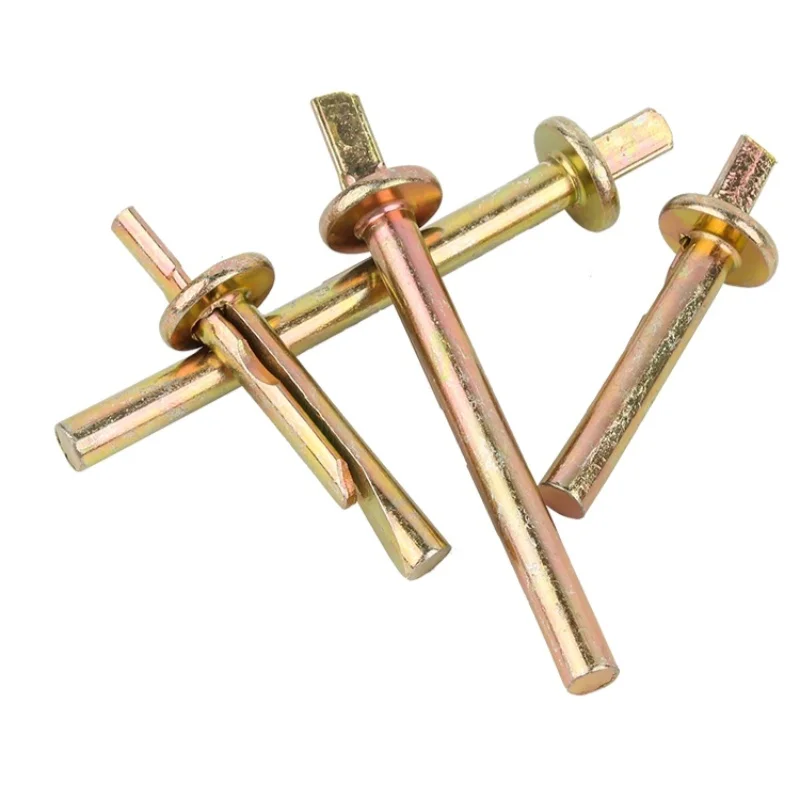 Leijiu M6 Carbon Steel Colour Zinc Cement Wall Aircraft Hollow Brick Special Ceiling Driven Expansion Screw