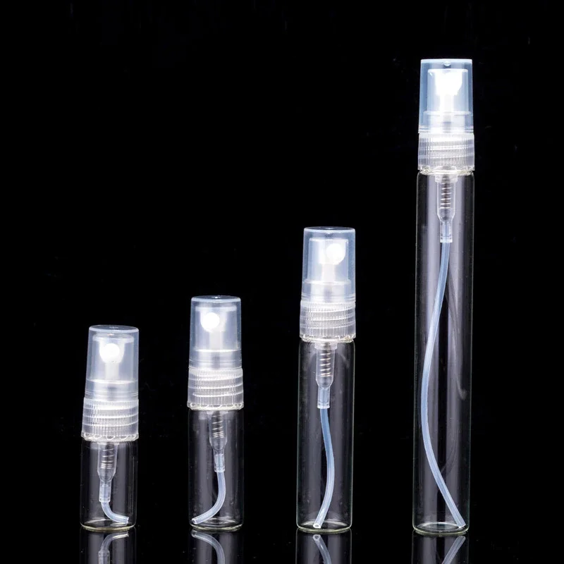 2ml 3ml 5ml 10ml Sprüh flasche Sprüh pumpen flasche Reise nachfüllbare Glas parfüm flasche mit Sprüh gerät