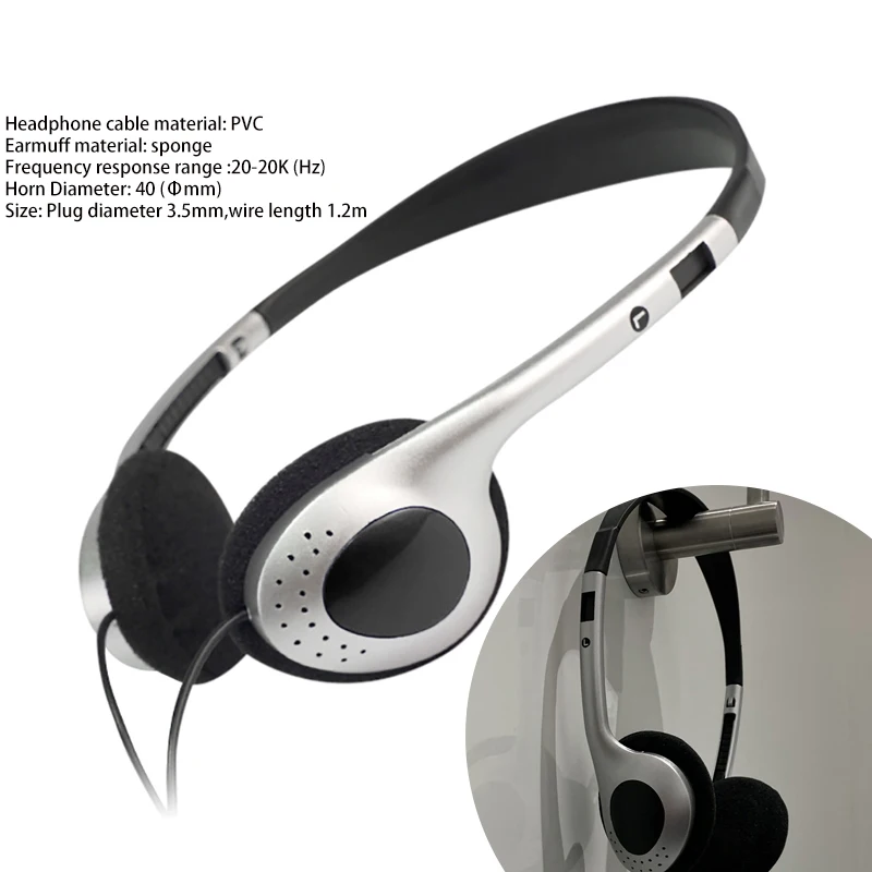 1pcs Retro Classic Headset Music Mp3 Walkman Retro Feelings Portable Wired Small Headphones Sports Fashion Photo Props