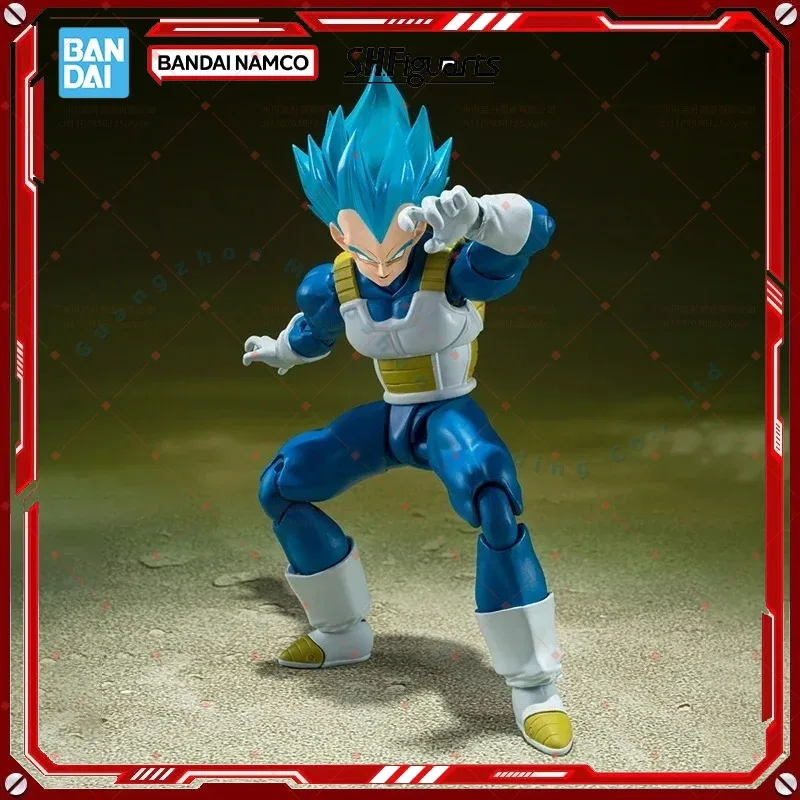 

Оригинальная коробка Bandai SHF DRAGON BALL Vegeta Super Saiyan God: готовая модель-фигурка, аниме-игрушка, подарок для детей (в наличии)