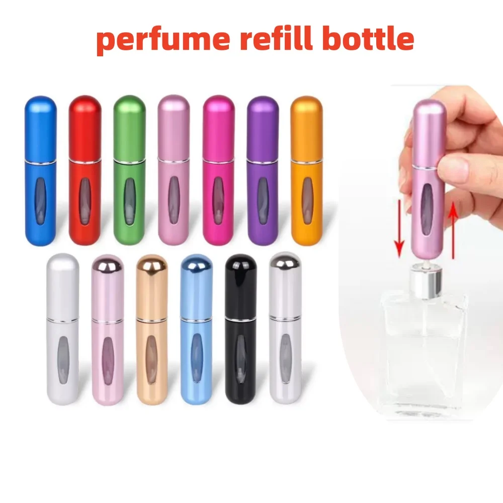 YS00082-- Multicolor 5ml self pump bottom rechargeable perfume separate bottle portable spray bottle travel combination