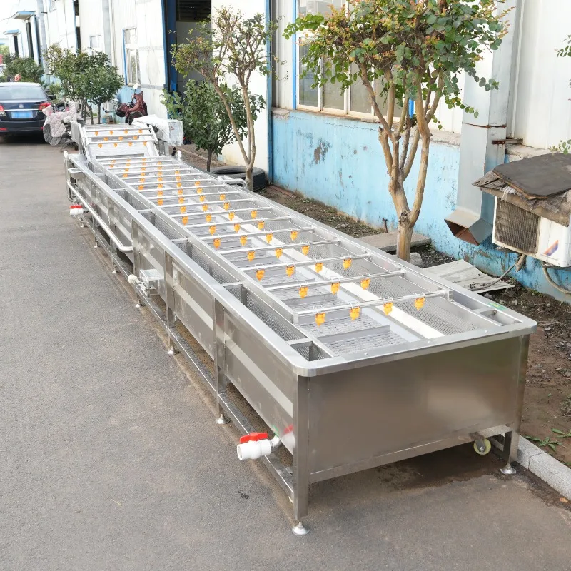 Industrial Bubble Washing Machine for Fruits Vegetables Ozone Cleaner Heavy Duty