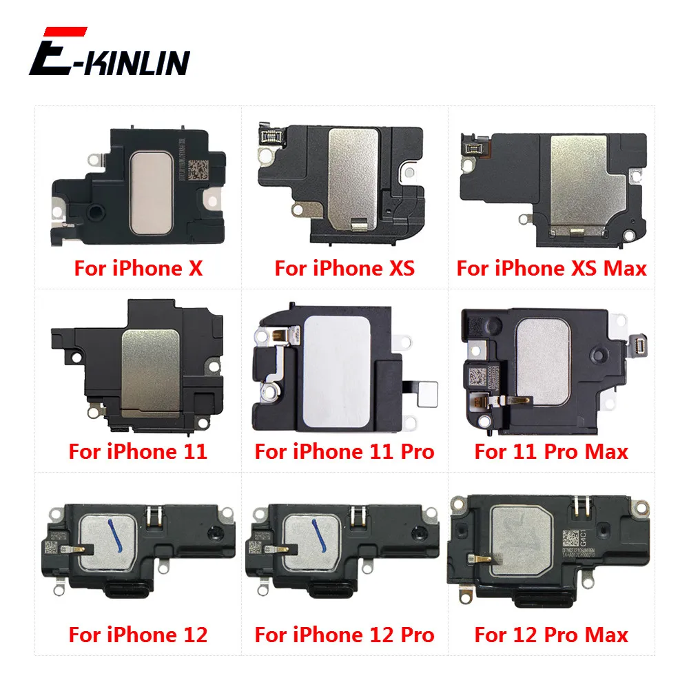 Loudspeaker Loud Speaker For iPhone X XR XS 11 12 13 mini 12 Pro Max Buzzer Ringer Replacement Spare Parts