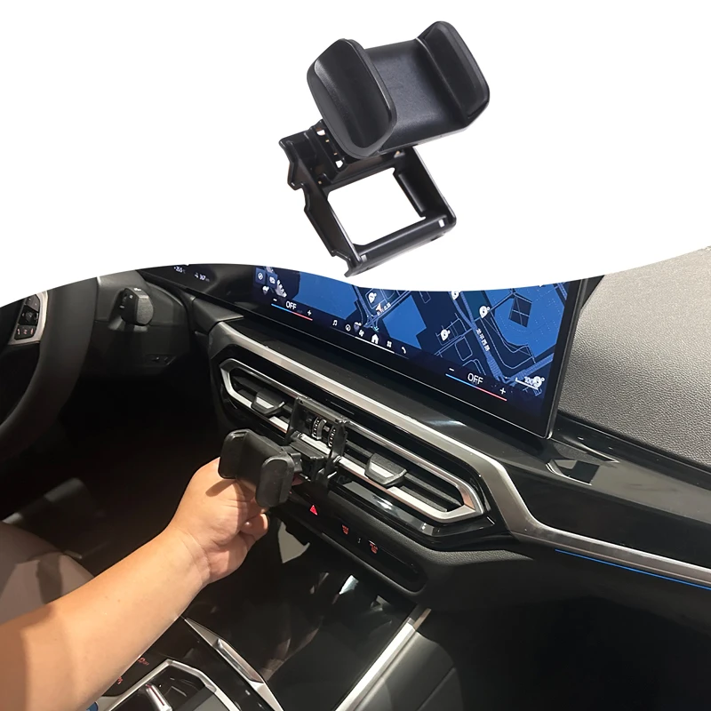 

For BMW 3 Series i3 i4 G20 G21 G26 2022-25 Air Vent Car Phone Holder Mount 360° Rotate GPS Mobile Phone Holder Cell Phone Stand