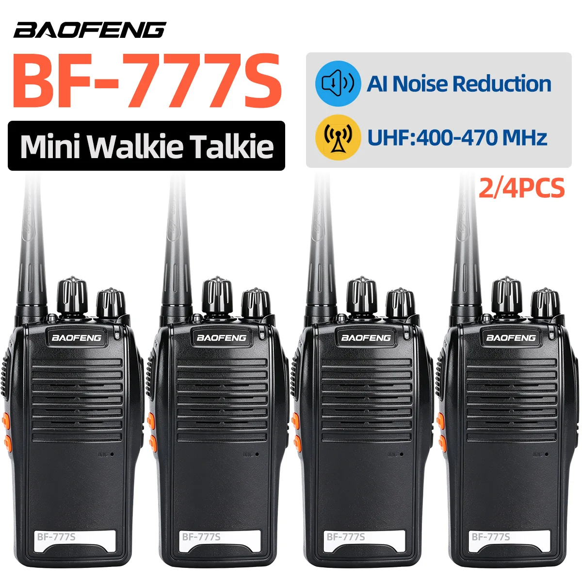 baofeng-bf-777s-5wトランシーバー-16ch-1500mah-uhf-400-470mhz-長距離通信-bf-888s-pro対応-ハムラジオ-キャンプ用無線機