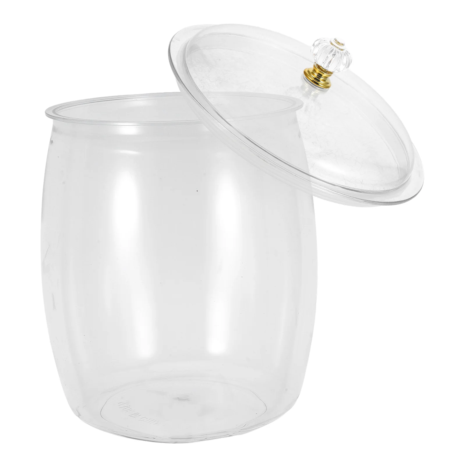 

Dry Food Jar Candy Cookie Jars Decor Kitchen Canisters Household Clear Plastic Cereals