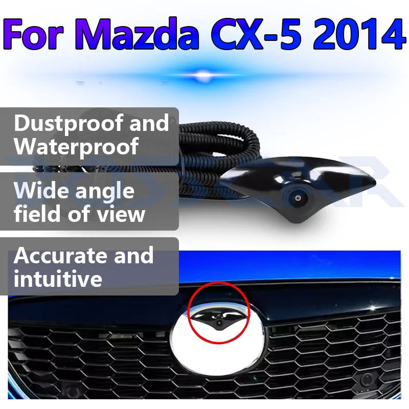 マツダ-2014-cx-5-車用フロントビューoemカメラhdナイトビジョン魚眼広角150-°-駐車カメラ-車載電子機器-アクセサリー