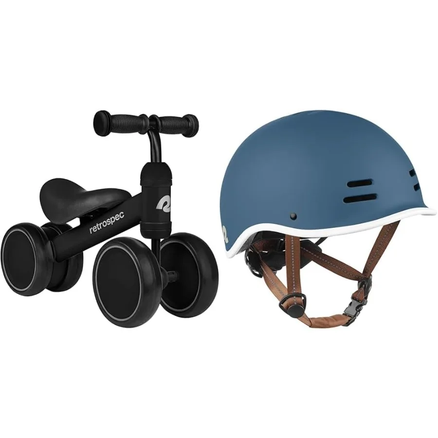 รถจักรยานทรงตัวสำหรับเด็กเล็ก Cricket Baby Walker แบบ 4 ล้อ สำหรับเด็กอายุ 12-24 เดือน - ของเล่นจักรยานสำหรับเด็กอายุ 1 ปี - ของเล่นขี่สำหรับเด็ก