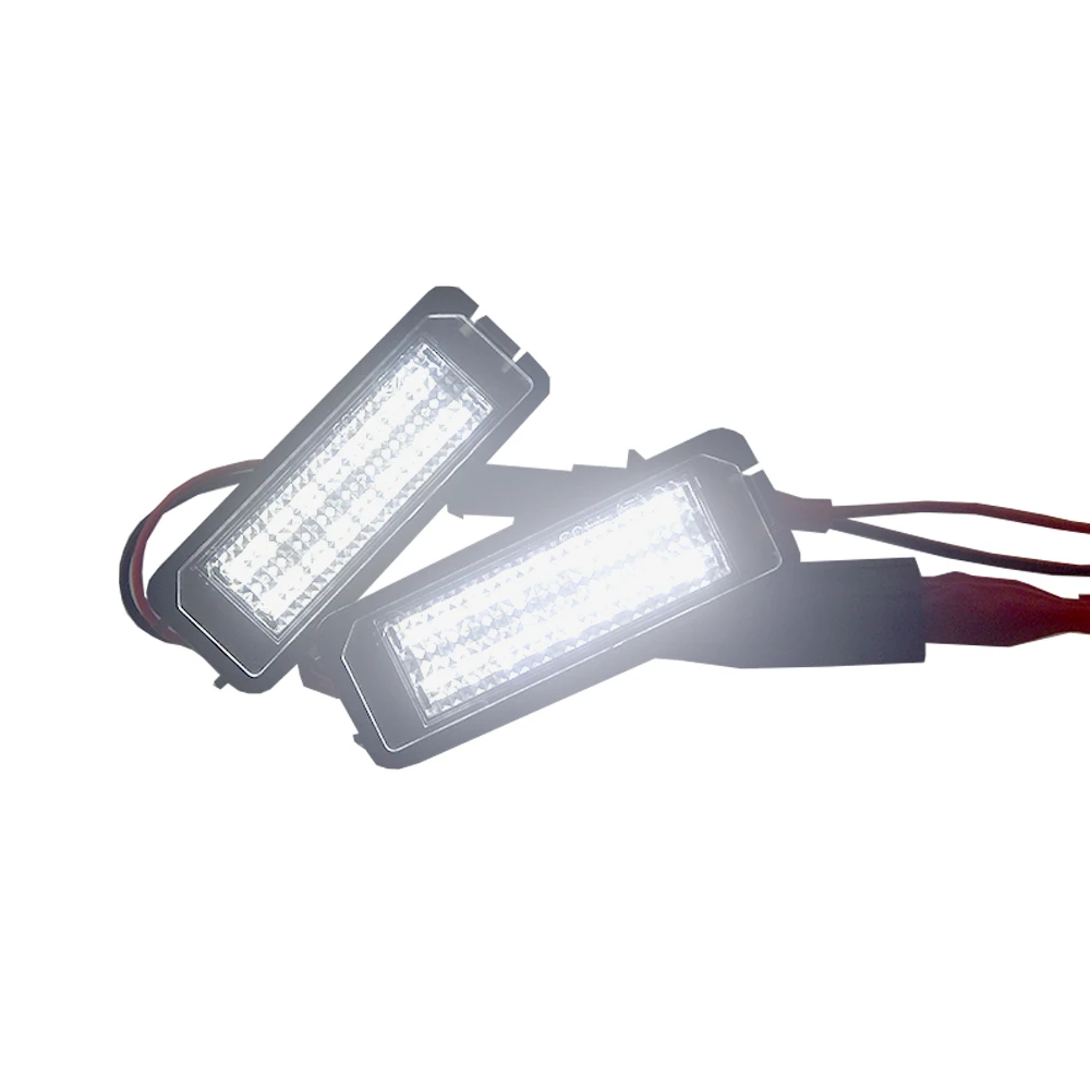 

2 шт. для VW Saveiro 2005-2013 Gol 2004-2010 Fox-EU 2005-2012 Fox-Africa 2004-2010 светодиодный светильник номерного знака