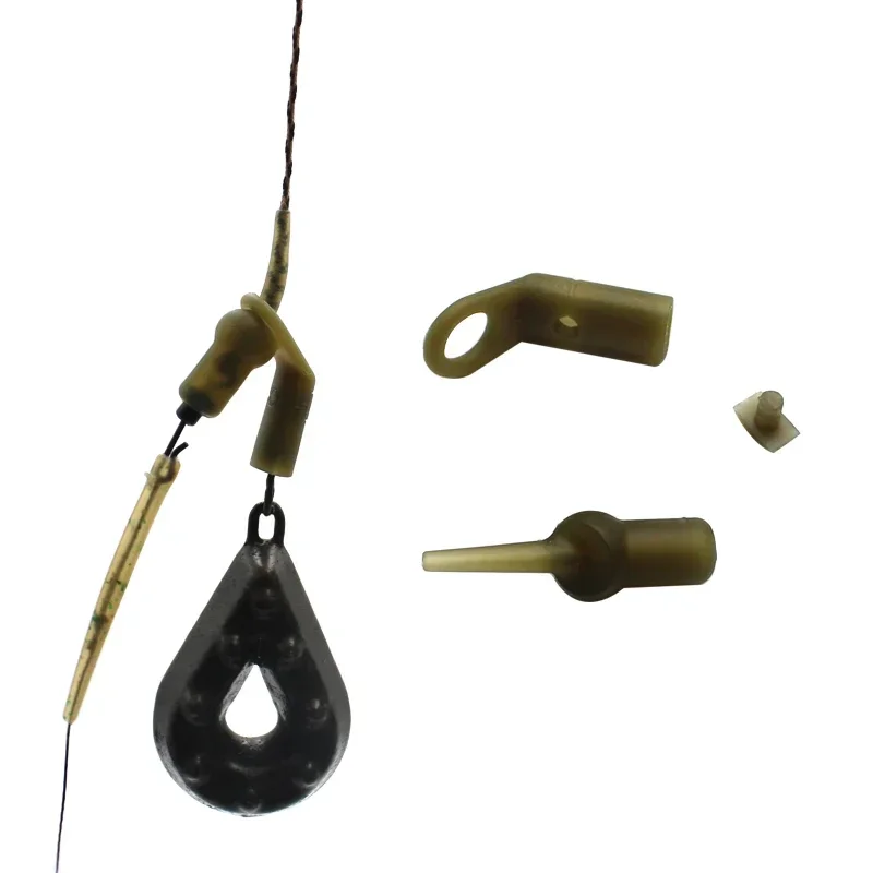 6 Set Carp Fishing Accessories Drop Off Run Ring Rubber Beads For Carp Chod Helicopter Rigs Hair Rig Terminal Tackle