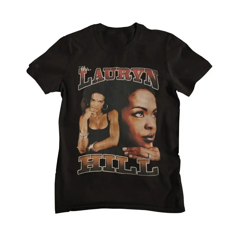 لورين هيل خمر ريترو 90S تي شيرت