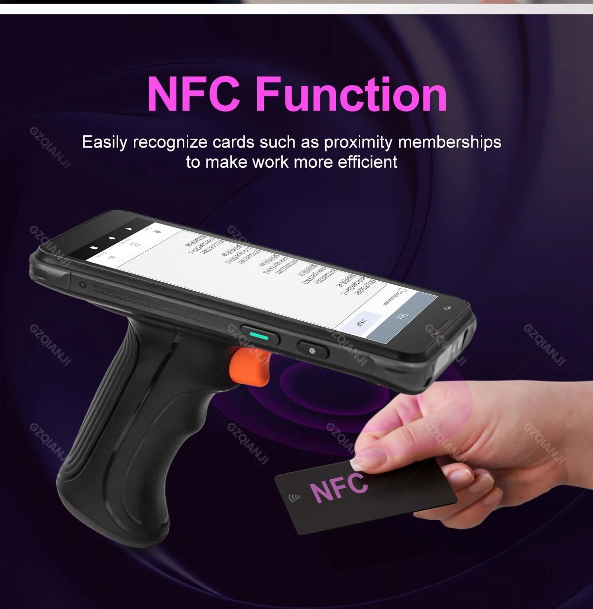 4G Industrial PDA With Handle Android 13 2DCM60 Scanner Date Collector Nfc Reader UHF 1D 2D Barcode Scanning Machine Handheld