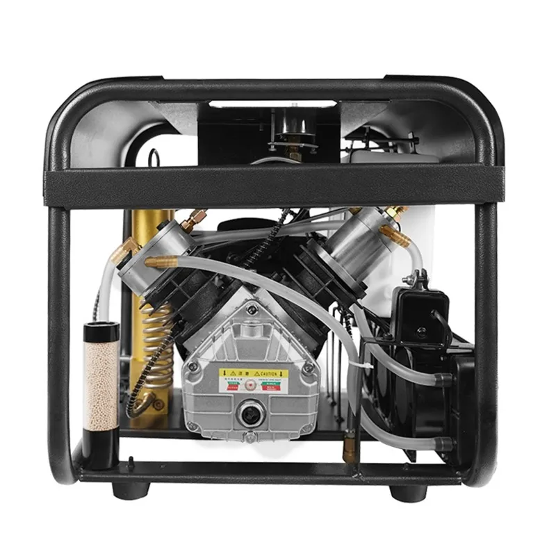 Portable Scuba Tank Compressor,Built-in Water Cooling and Filtration System,Auto Stop Version Compressor（TXEDM032））