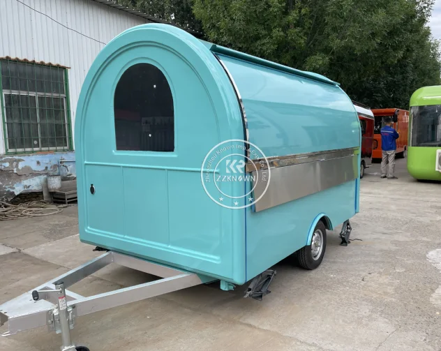 

Outdoor Food Trailers With Mobile Kitchen Equipment Street Snack Pizza Cart Concession Food Truck Trailer Coffee Hot Dog Kiosk