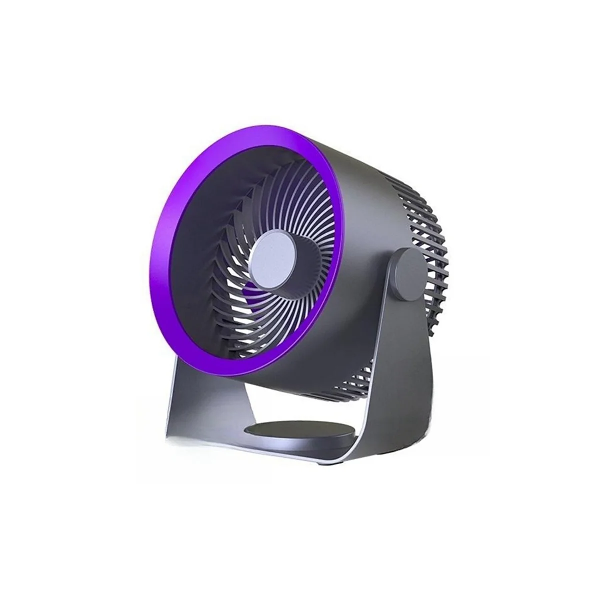 

Table Fan, Rechargeable Fan, Portable Air Circulator Fan, Quiet Ventilator, Desktop Wall Ceiling Fan Air Cooler Grey