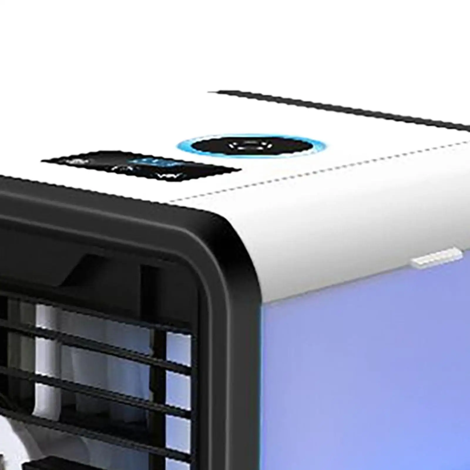 Desktop Air Conditioner Humidifier 3 Adjustable Speed for Car Outdoor Office