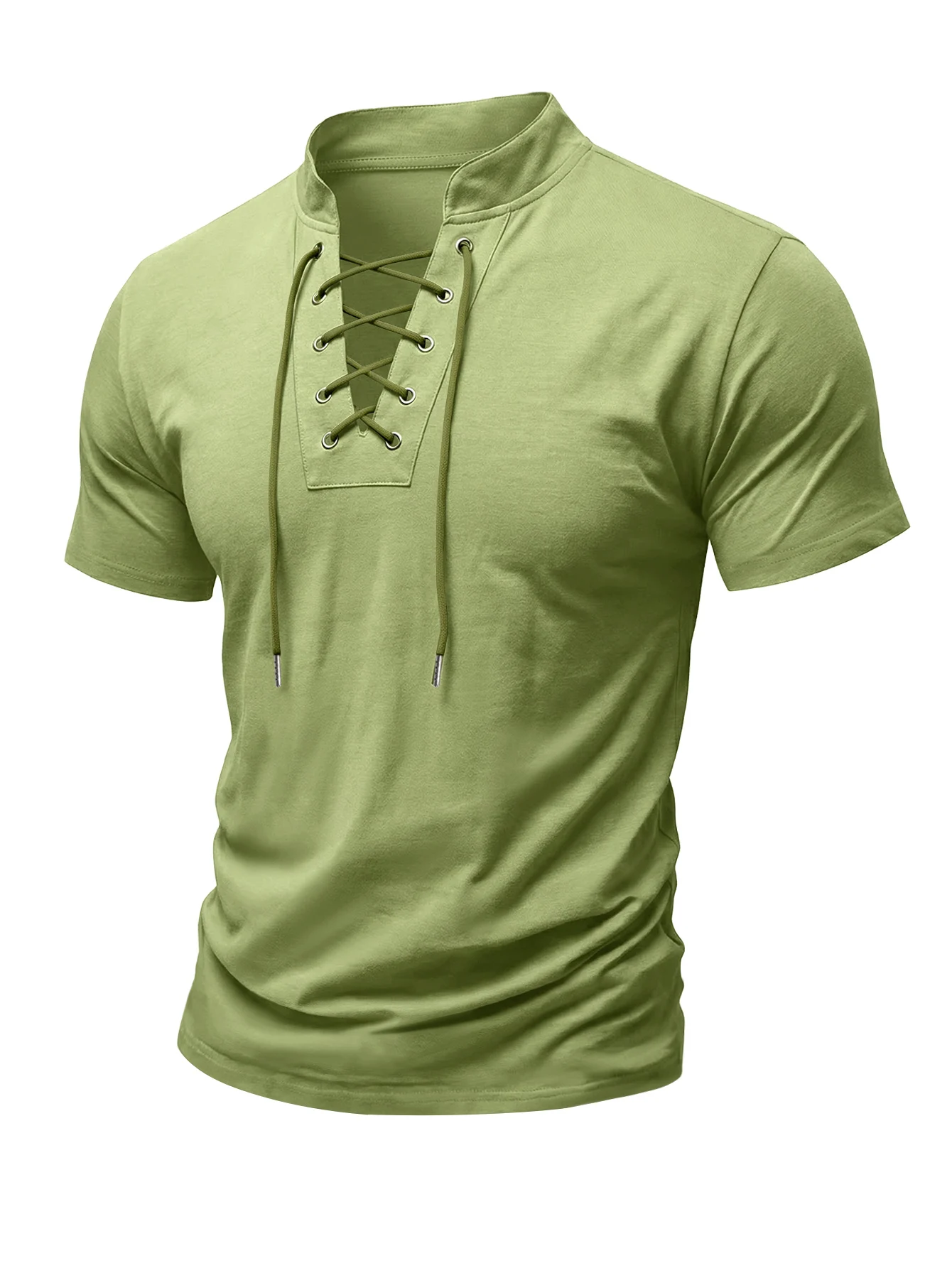 Grenzübergreifendes Neues Produkt: Modisches, Lässiges Kurzarm-T-Shirt für Herren im Sommer – Detail 7