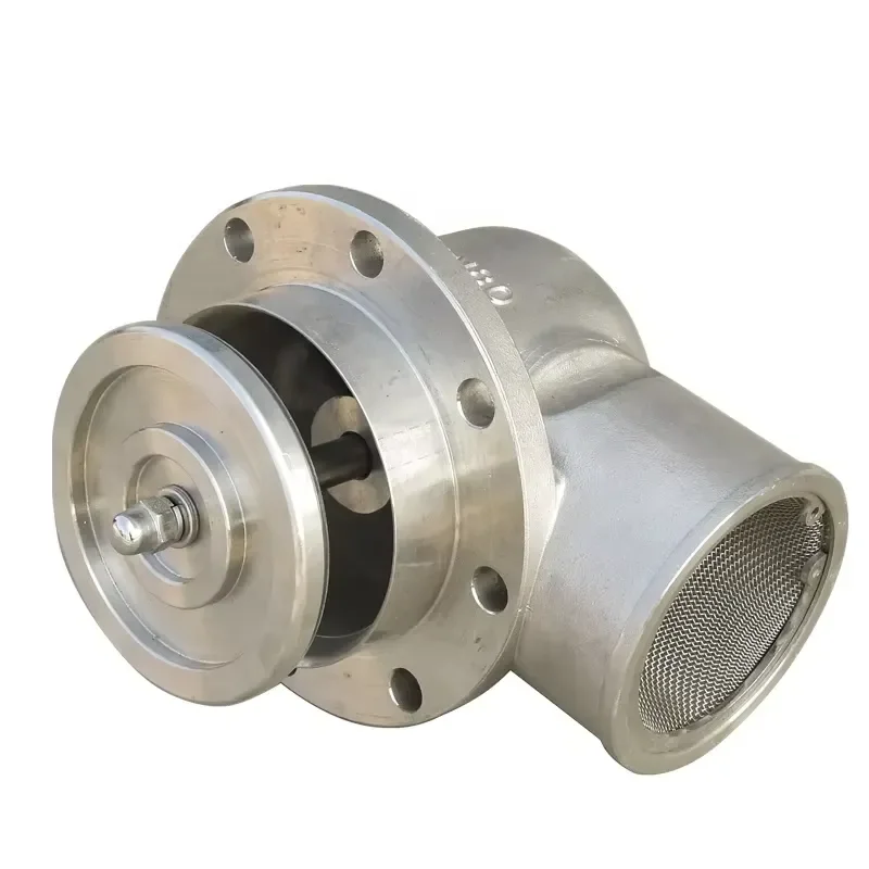 304 Stainless Steel Side Vent Valve for Tank Truck Steam Recovery Pipe Control Fitting Heavy Duty Industrial Liquid Transport