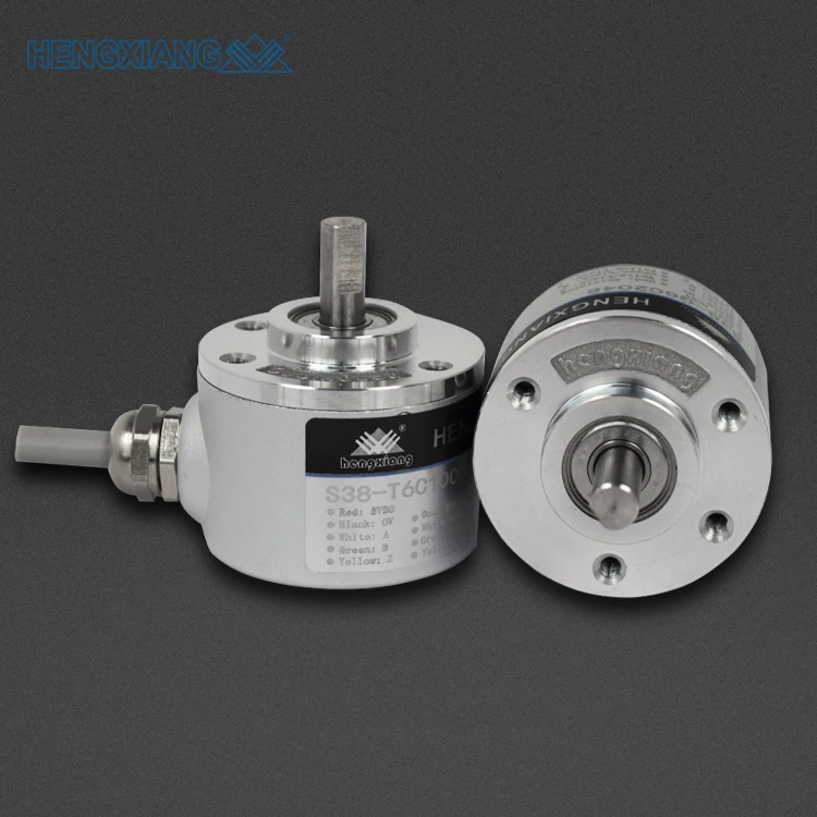 S38 encoder 100/200/360/400/600/1000P/R DC 5V-24V 100P 200P 360P 600P 1000P incremental rotary encoder AB 2 Phases 6mm Shaft