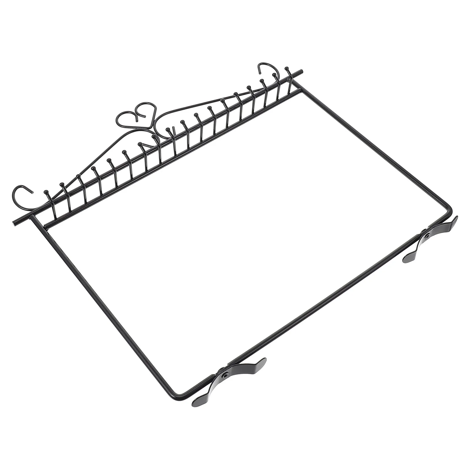 

Подставка для демонстрации ожерелий, 1 шт., многосекционная, из кованого железа, органайзер для ювелирных изделий, настольная полка для хранения, витрина для ожерелий