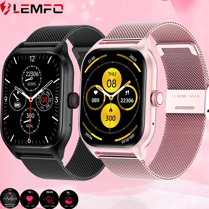 LEMFO Smart Watch 2024 Bluetooth Call Music Smart Watches For Men 2.01