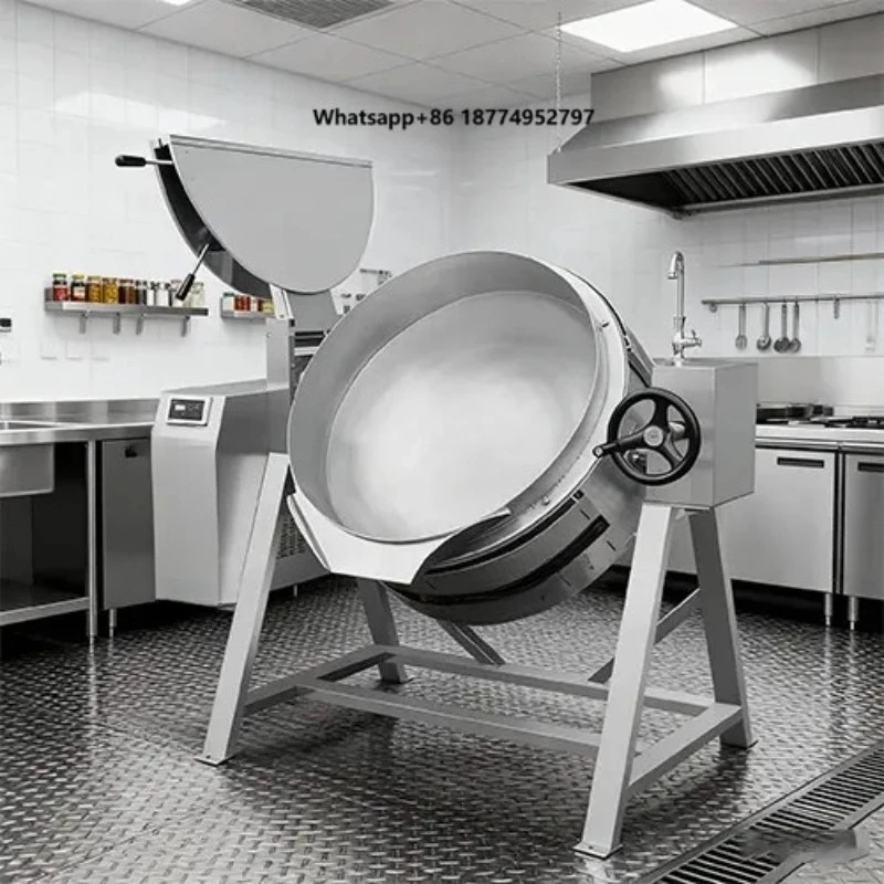 Industrial Cooking Pot Commercial Meat Cooking Machine Boiler Beans Potato Boiling Machines Soup Making Machine