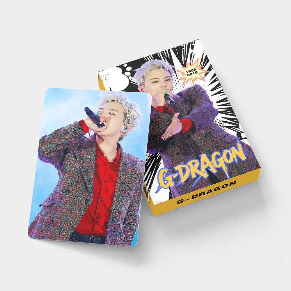30 Pz/set Kpop Idol Boy BIGBANG Nuova Serie GD di Alta Qualità HD Printd Photocards Carte Lomo Ventole Collezione di Regali