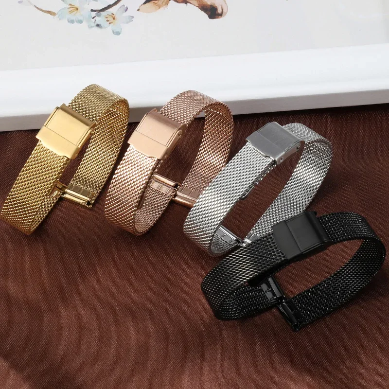 For DW watch bands steel belt Milan metal bracelet Daniel Wellington 28 / 36 / 40mm men and women Watch strap 14/16/18/20/22mm