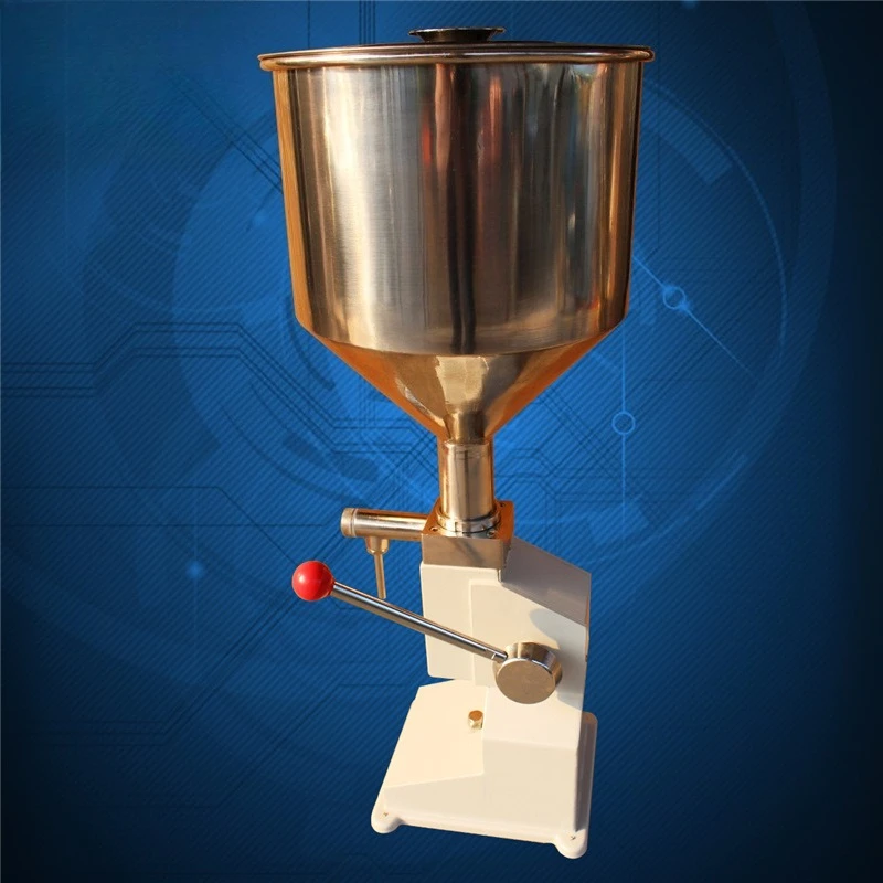 

A03 Manual paste quantitative filling machine, hand pressure cream ointment filling machine, manual paste dual-purpose filling m