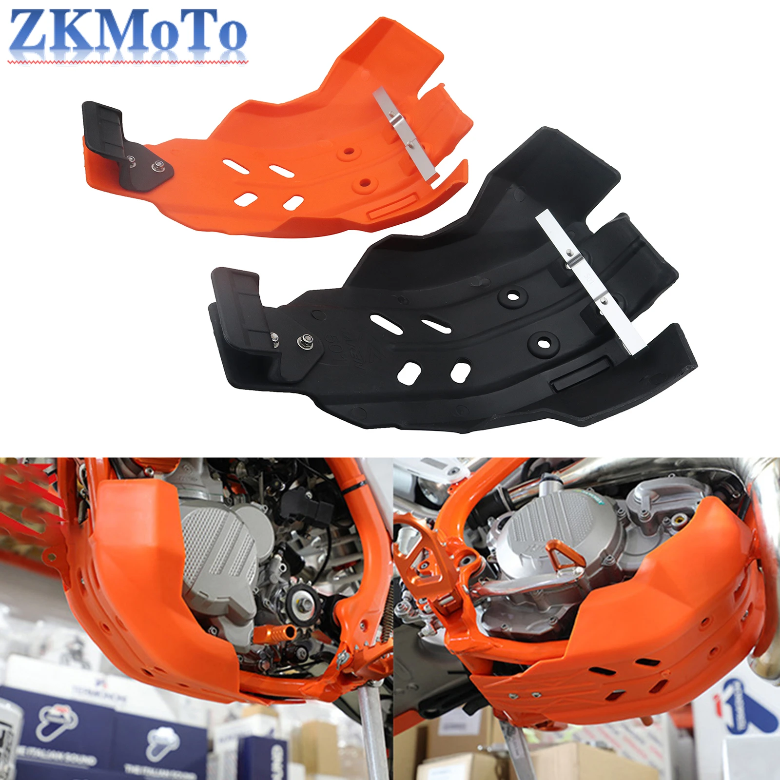 

Motorcycle 2-stroke Engine Bottom Protection Cover ​For KTM EXC250 EXC300 EXC 250 300 2017 2018 2019 2020 Universal Accessories