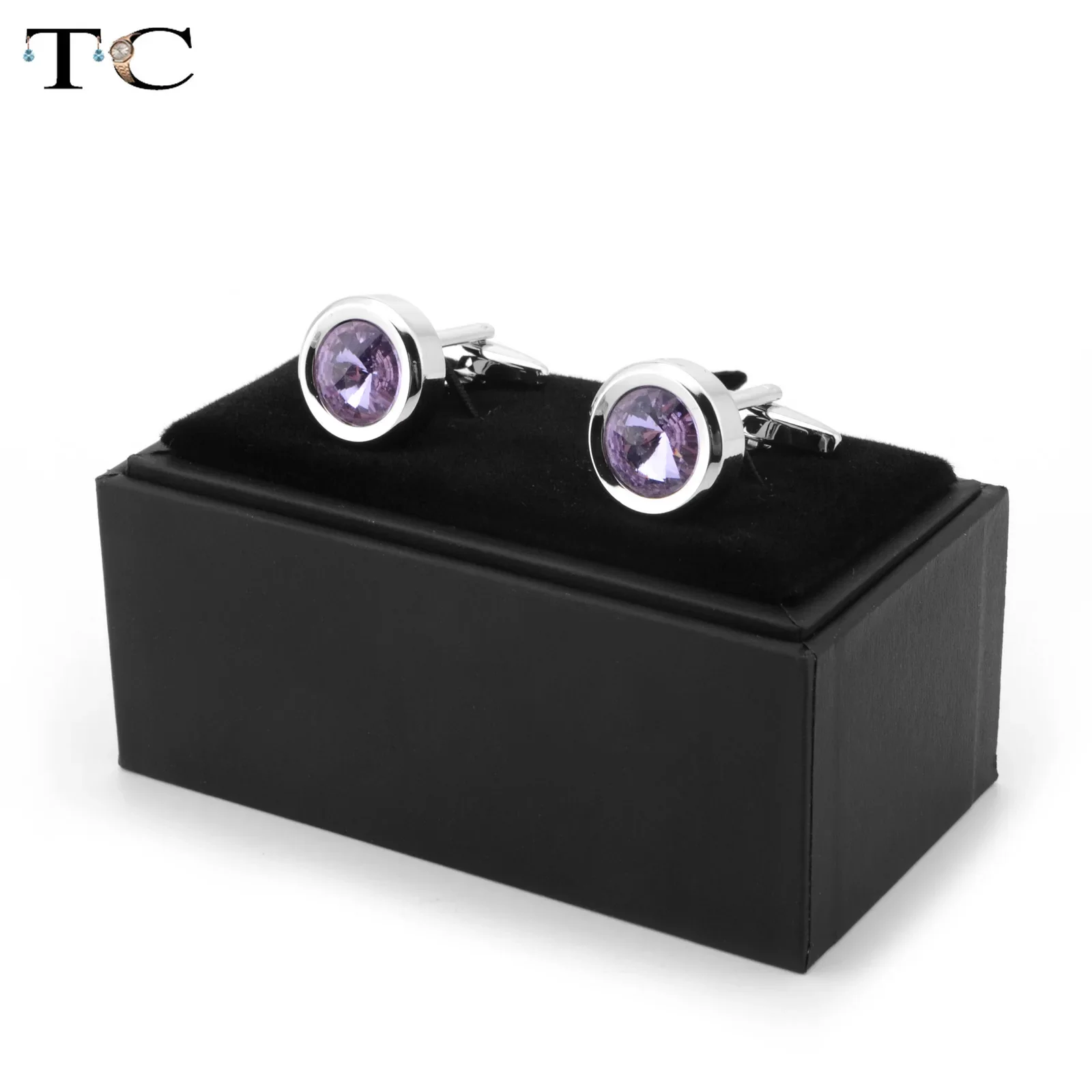 Fashion Men's Shirts Cufflink Box Wedding Suit Tie Clip Box Business High-grade Tie Clip Cufflinks Box Wholesale 10/20/40pcs