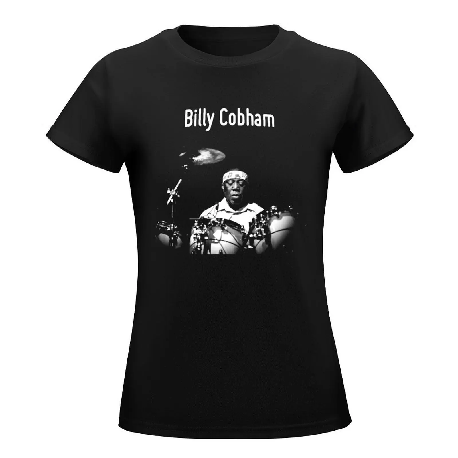 Billy Cobham T-Shirt graphics Blouse female vintage clothes graphic t-shirts for Women