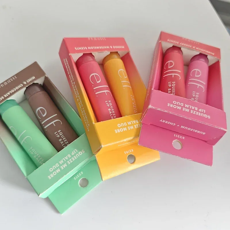 Elf Hot Sales Gel Texture Moisturizing Two Colors Lipstick Suit Matte Natural Water Feeling Light Highlights Liquid Foundation